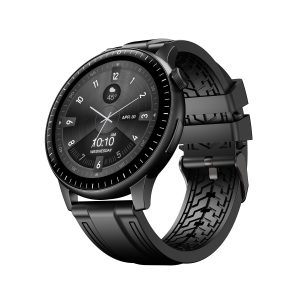 Boat Valour Watch 1 R, AI Smart Habit Builder, 1.43" 3D Immersive AMOLED Display, 1000 nits, Light-Weight Aluminium Build 3 ATM, 10 Days Battery Life, Smart Watches for Man (Obsidian Black)